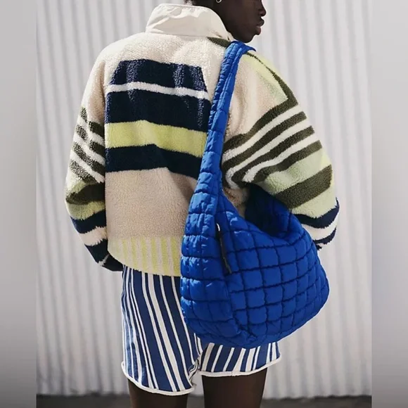 FP MOVEMENT Hit The Slopes Printed Fleece Jacket / Fielding Stripe Combo - Picture 4 of 9